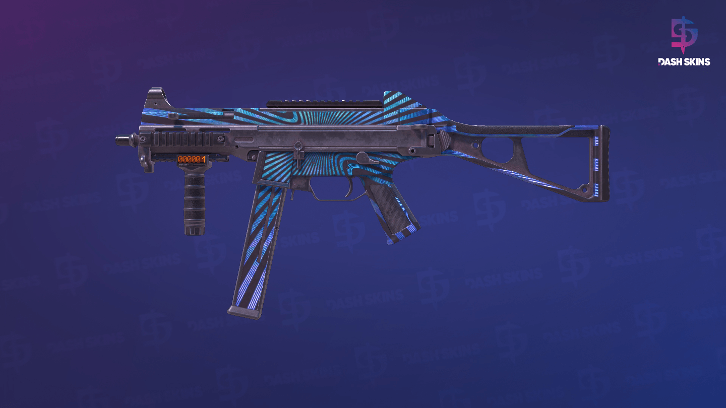 StatTrak™ UMP-45 | Continuum (Battle-Scarred) Screenshot Playside