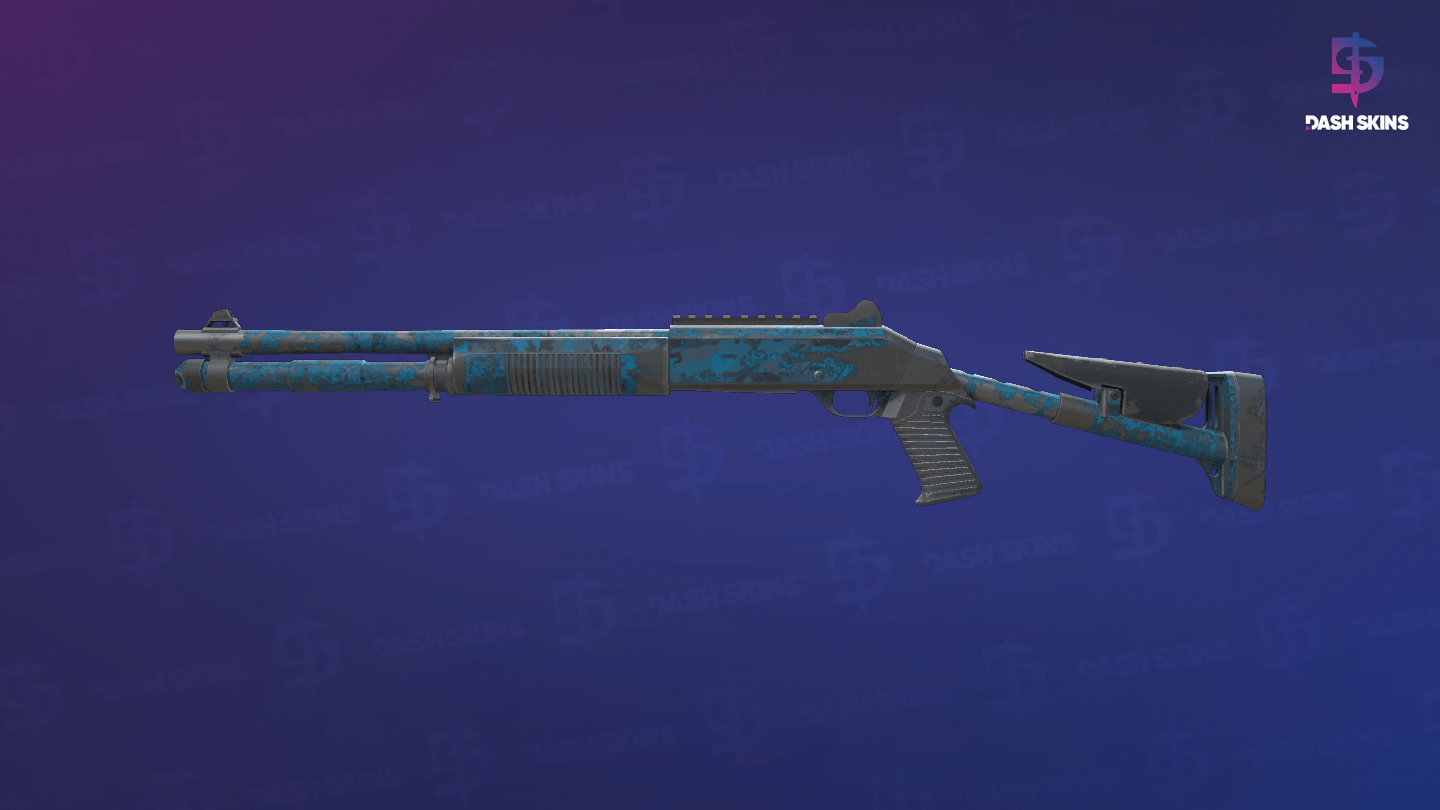 XM1014 | VariCamo Blue (Well-Worn) Screenshot Playside