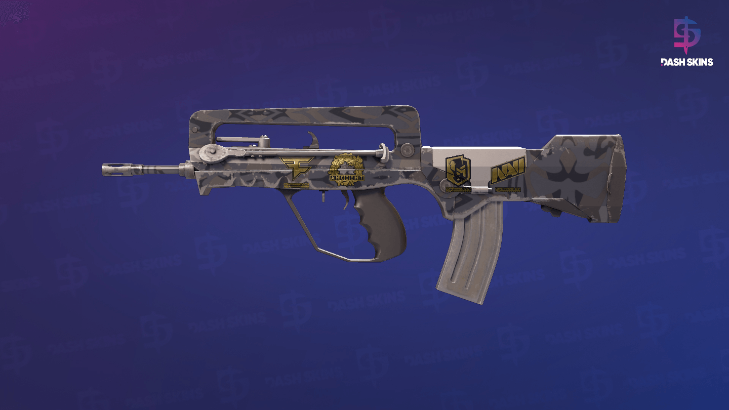 Souvenir FAMAS | Dark Water (Minimal Wear) Screenshot Playside