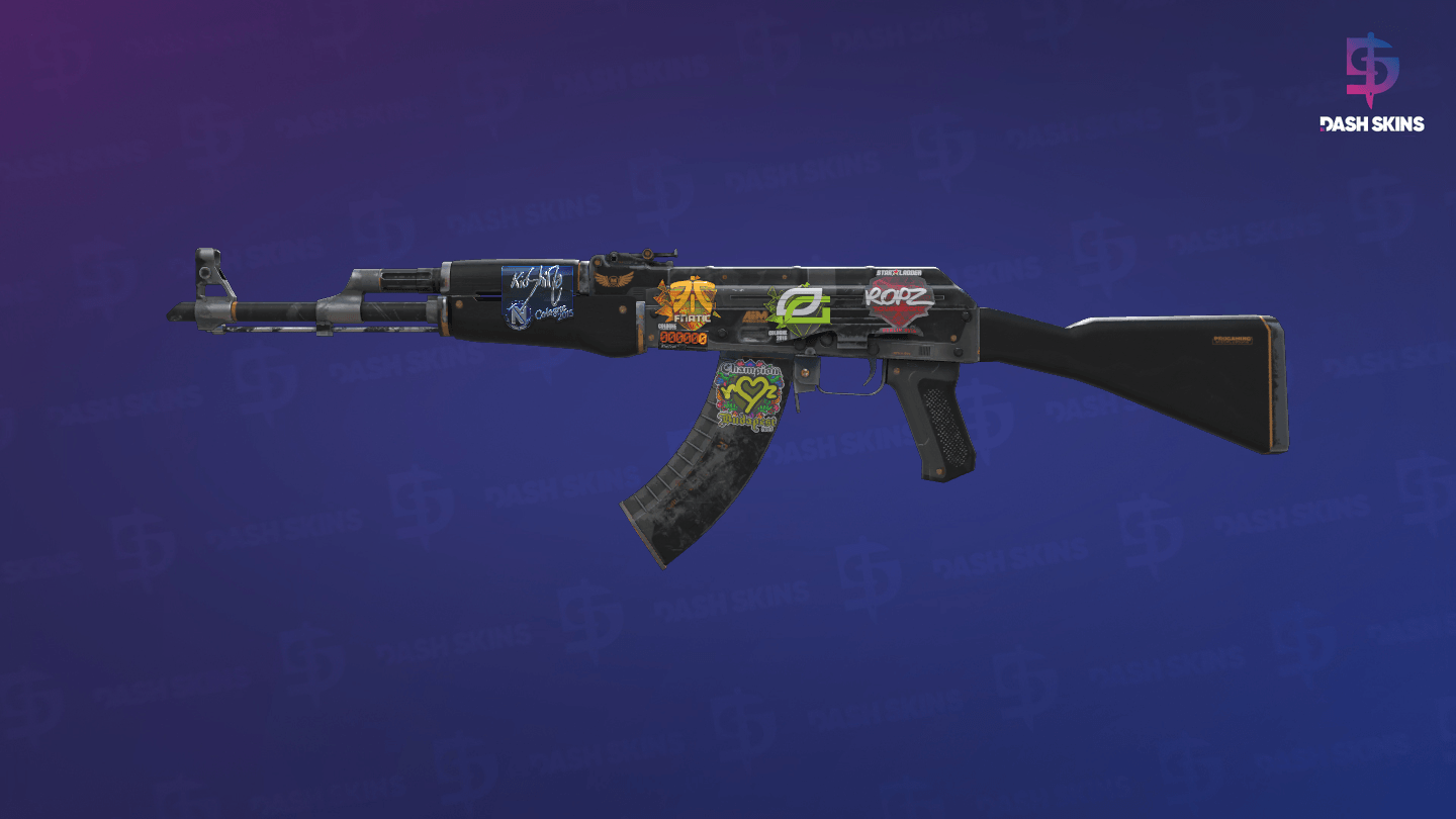 StatTrak™ AK-47 | Elite Build (Well-Worn) Screenshot Playside