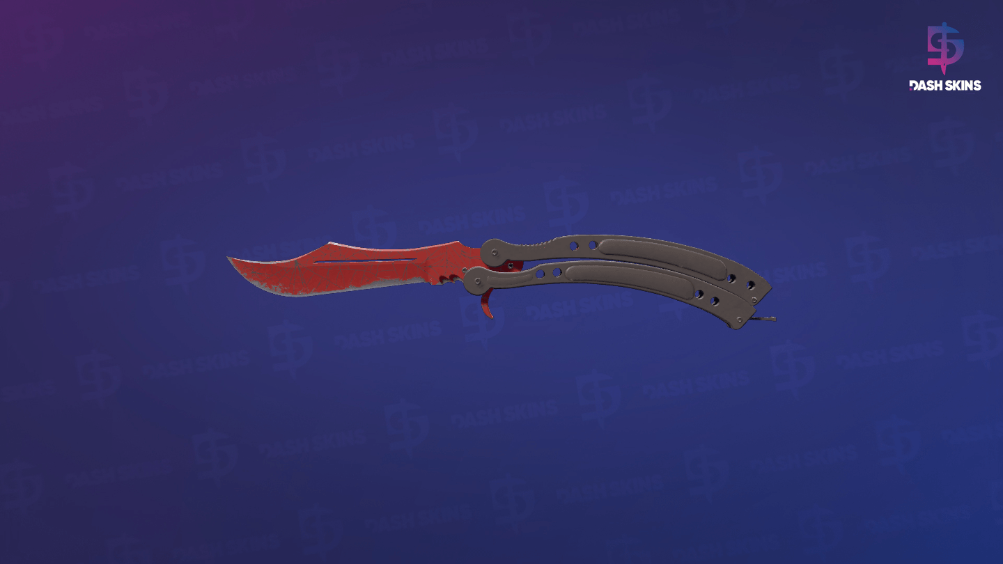 ★ Butterfly Knife | Crimson Web (Field-Tested) Screenshot Playside