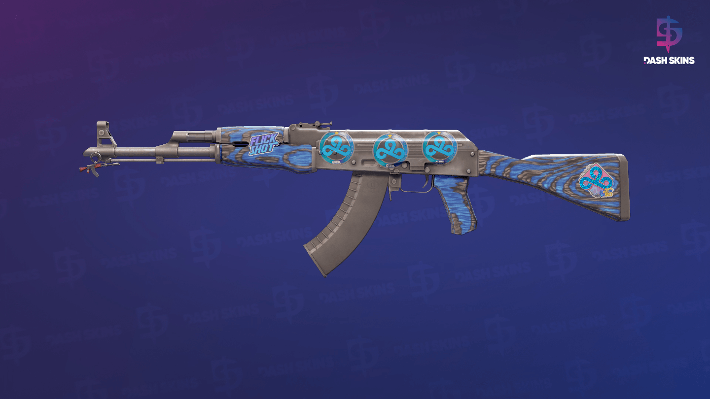 AK-47 | Blue Laminate (Field-Tested) Screenshot Playside