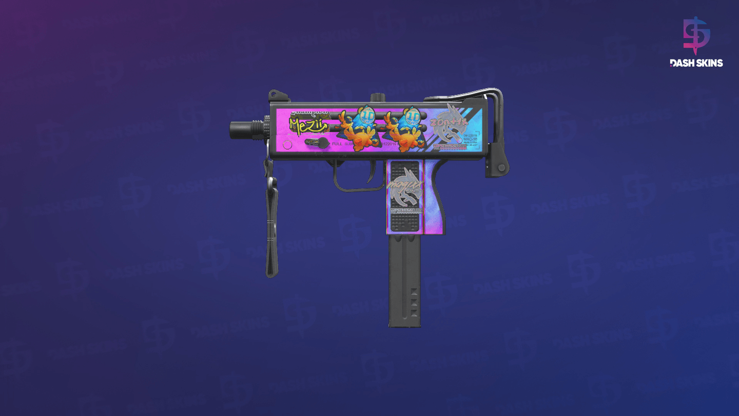 MAC-10 | Disco Tech (Field-Tested) Screenshot Playside