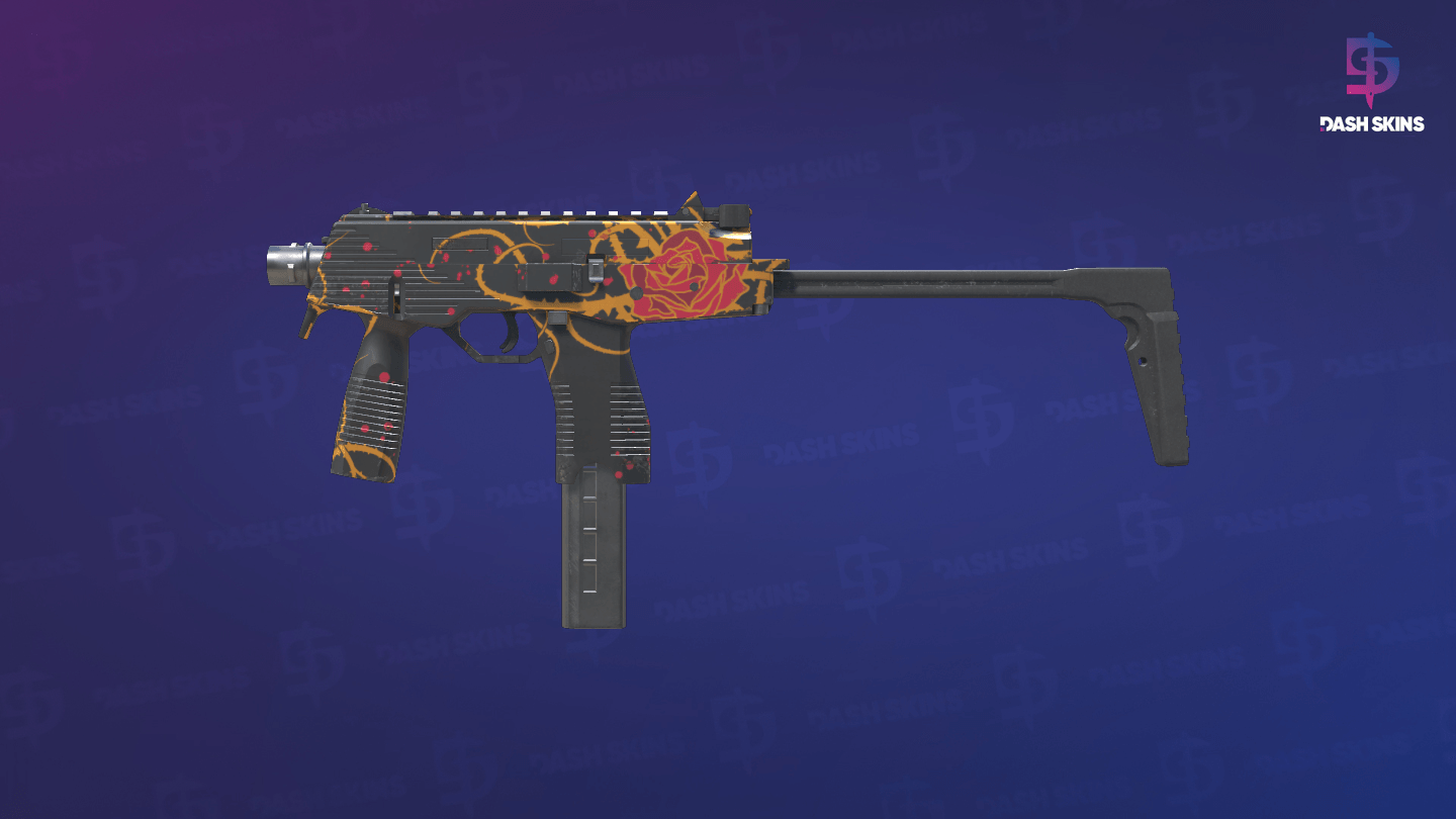 MP9 | Rose Iron (Minimal Wear) Screenshot Playside