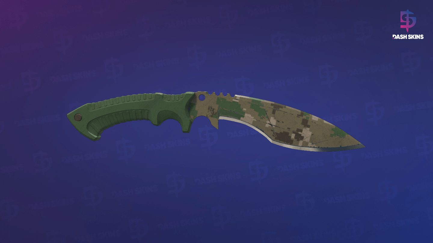 ★ Kukri Knife | Forest DDPAT (Well-Worn) Screenshot Playside