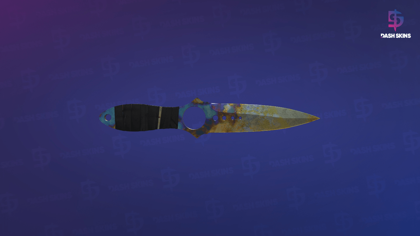 ★ Skeleton Knife | Case Hardened (Well-Worn) Screenshot Playside