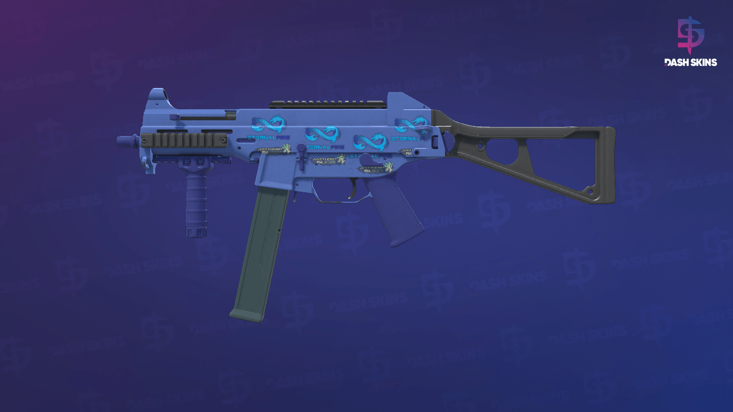 UMP-45 | Indigo (Factory New) Screenshot Playside
