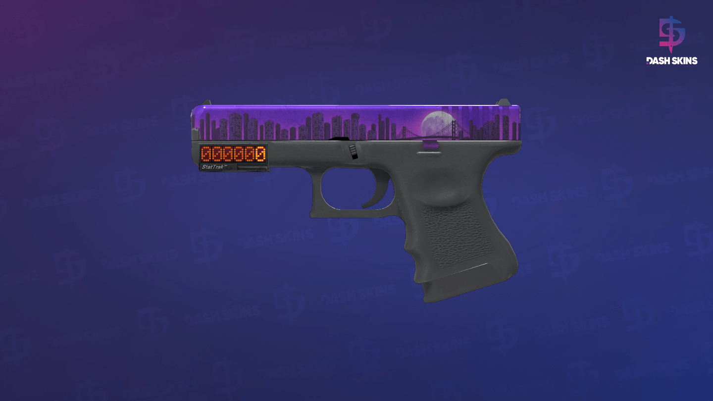 StatTrak™ Glock-18 | Moonrise (Field-Tested) Screenshot Playside
