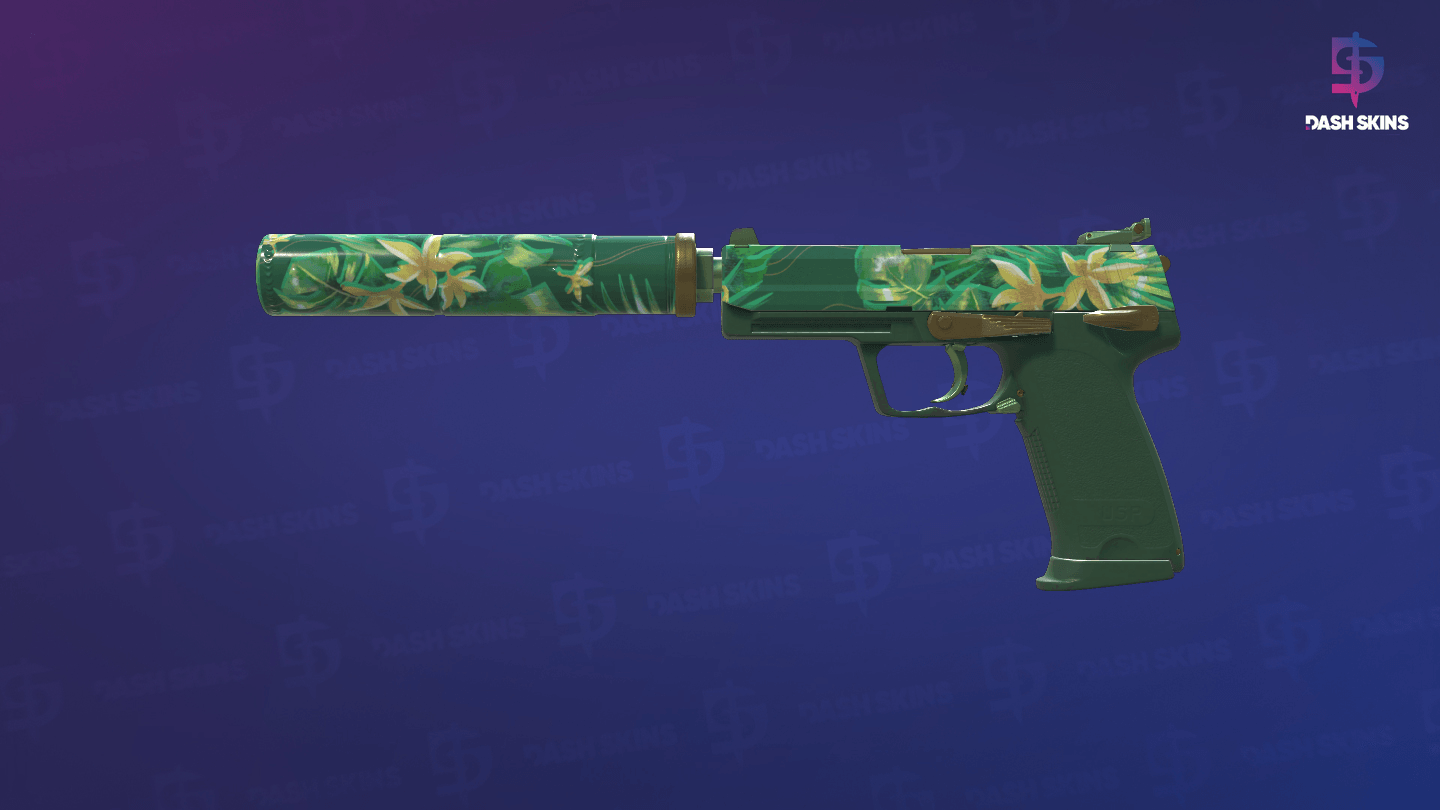 USP-S | Tropical Breeze (Minimal Wear) Screenshot Playside
