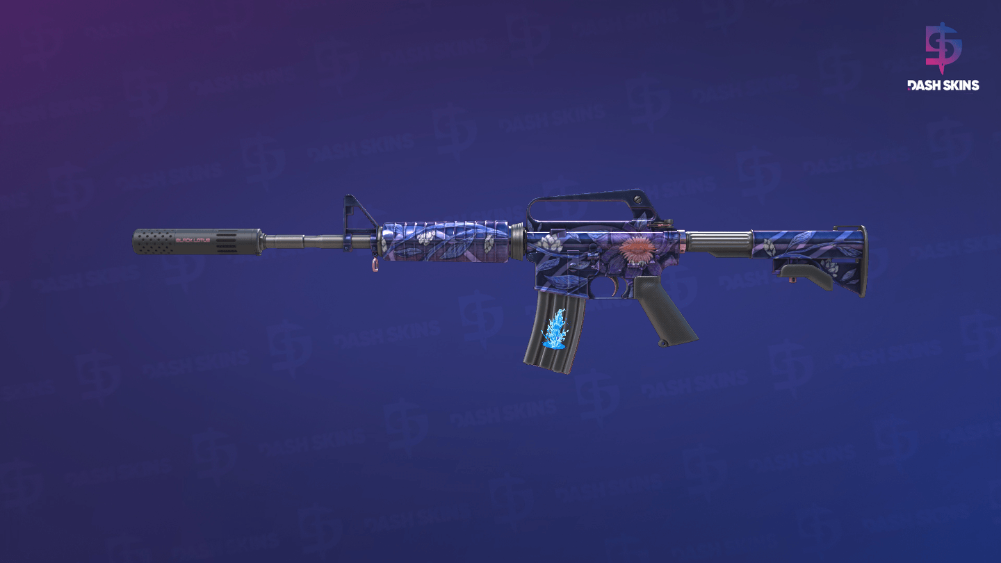 M4A1-S | Black Lotus (Minimal Wear) Screenshot Playside
