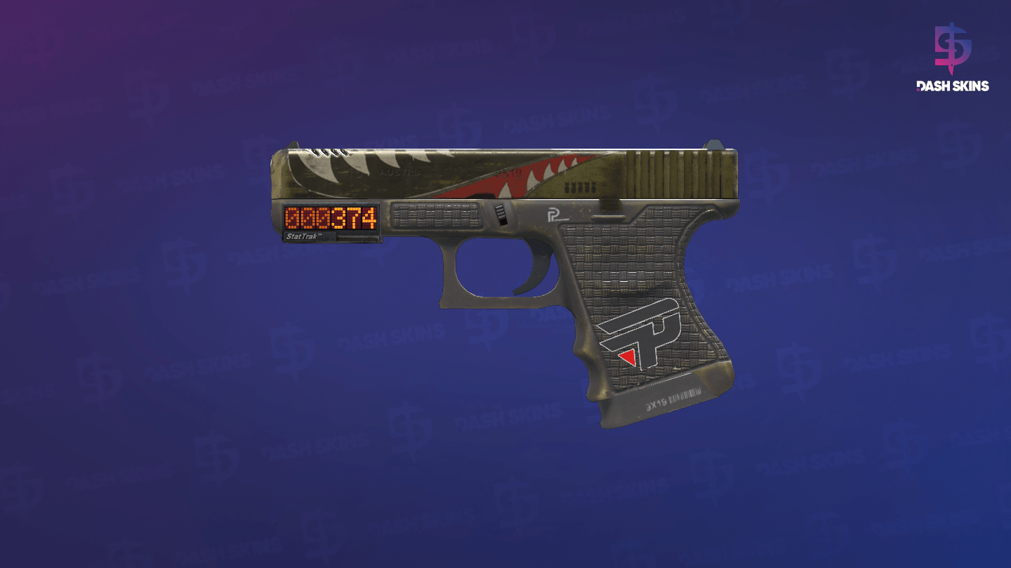 StatTrak™ Glock-18 | Warhawk (Minimal Wear) Screenshot Playside