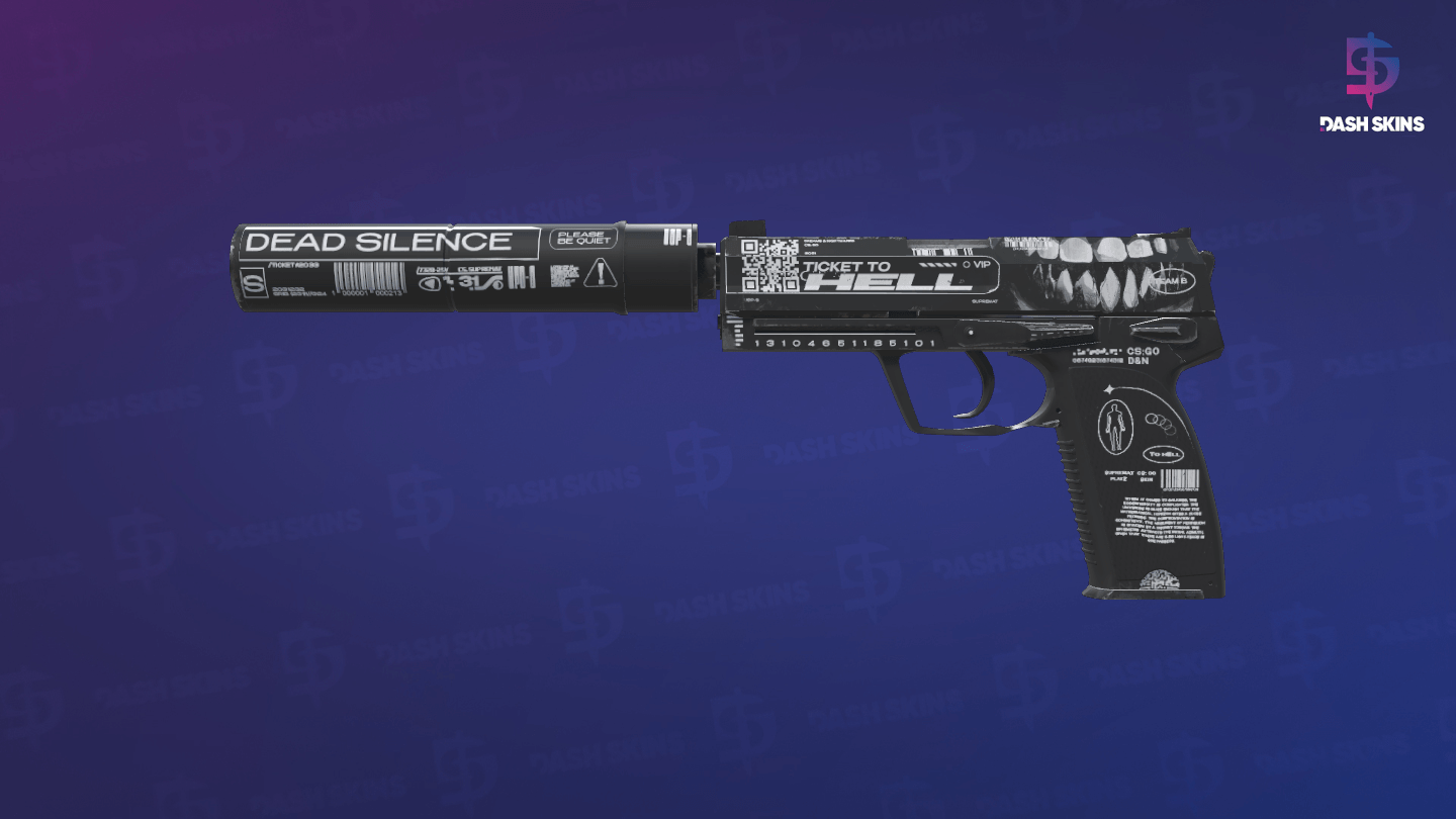 USP-S | Ticket to Hell (Minimal Wear) Screenshot Playside