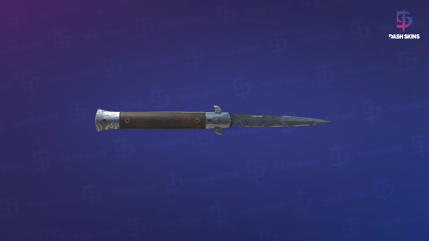 ★ Stiletto Knife | Damascus Steel (Field-Tested) Screenshot Playside