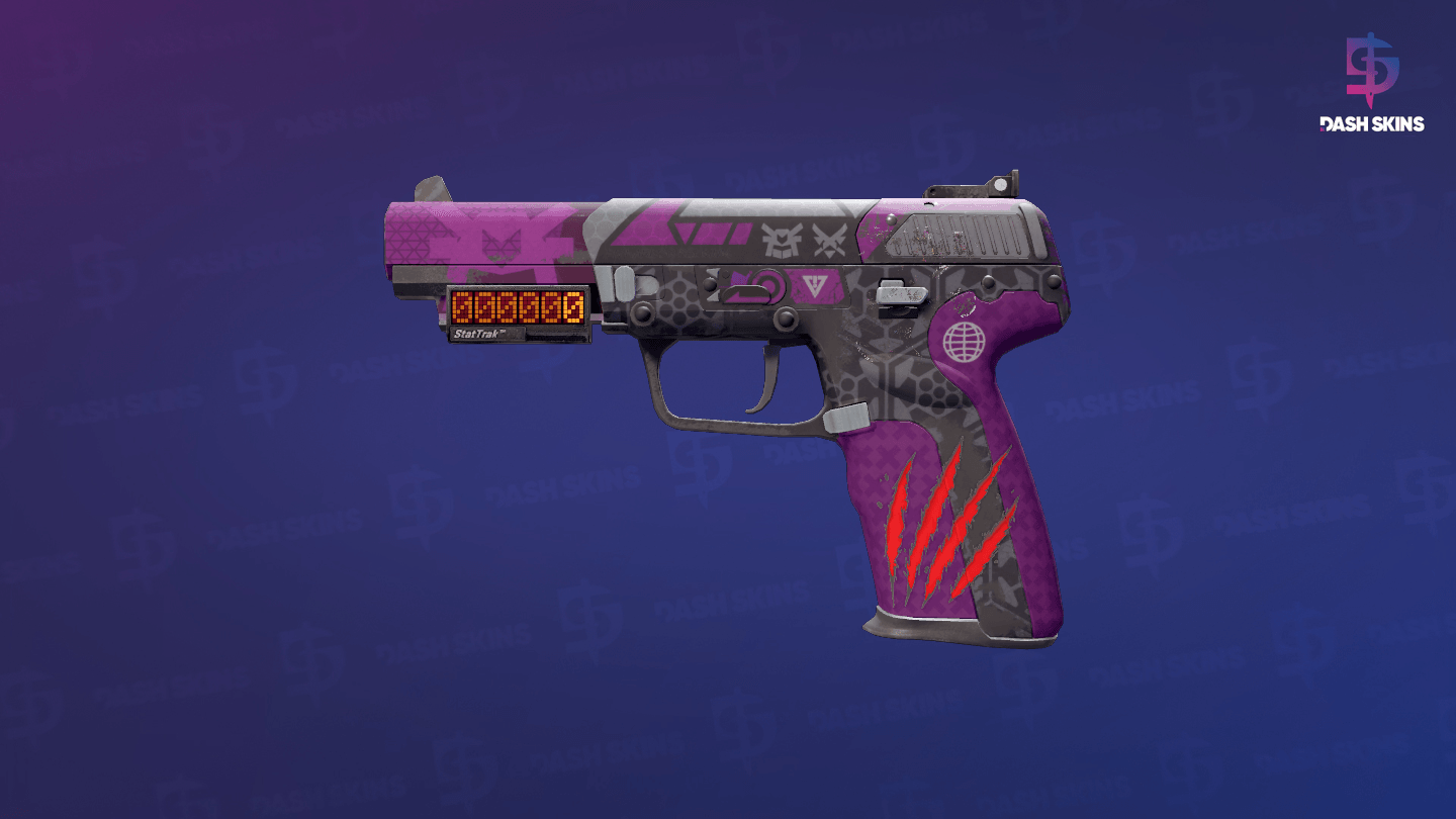 StatTrak™ Five-SeveN | Violent Daimyo (Field-Tested) Screenshot Playside