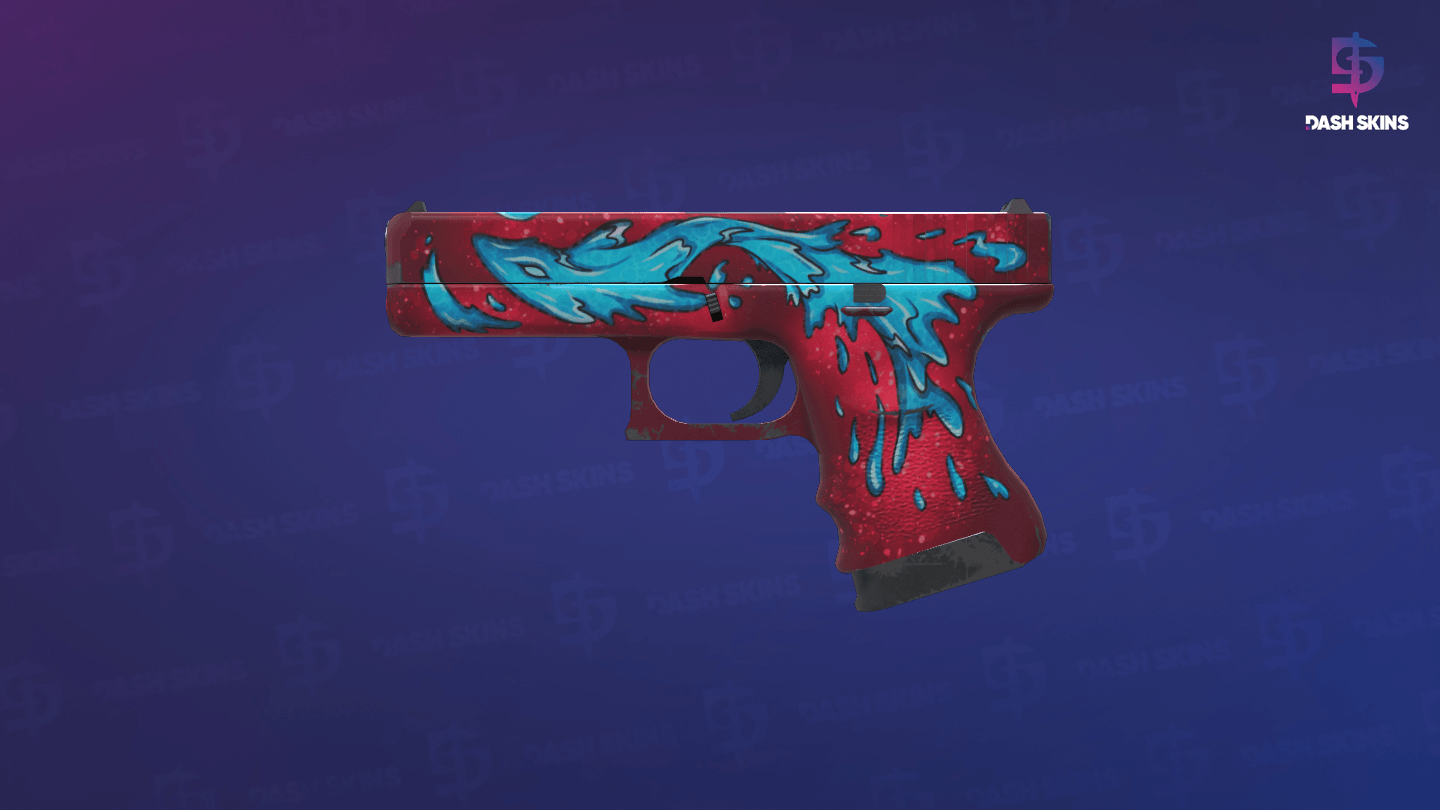 Glock-18 | Water Elemental (Field-Tested) Screenshot Playside