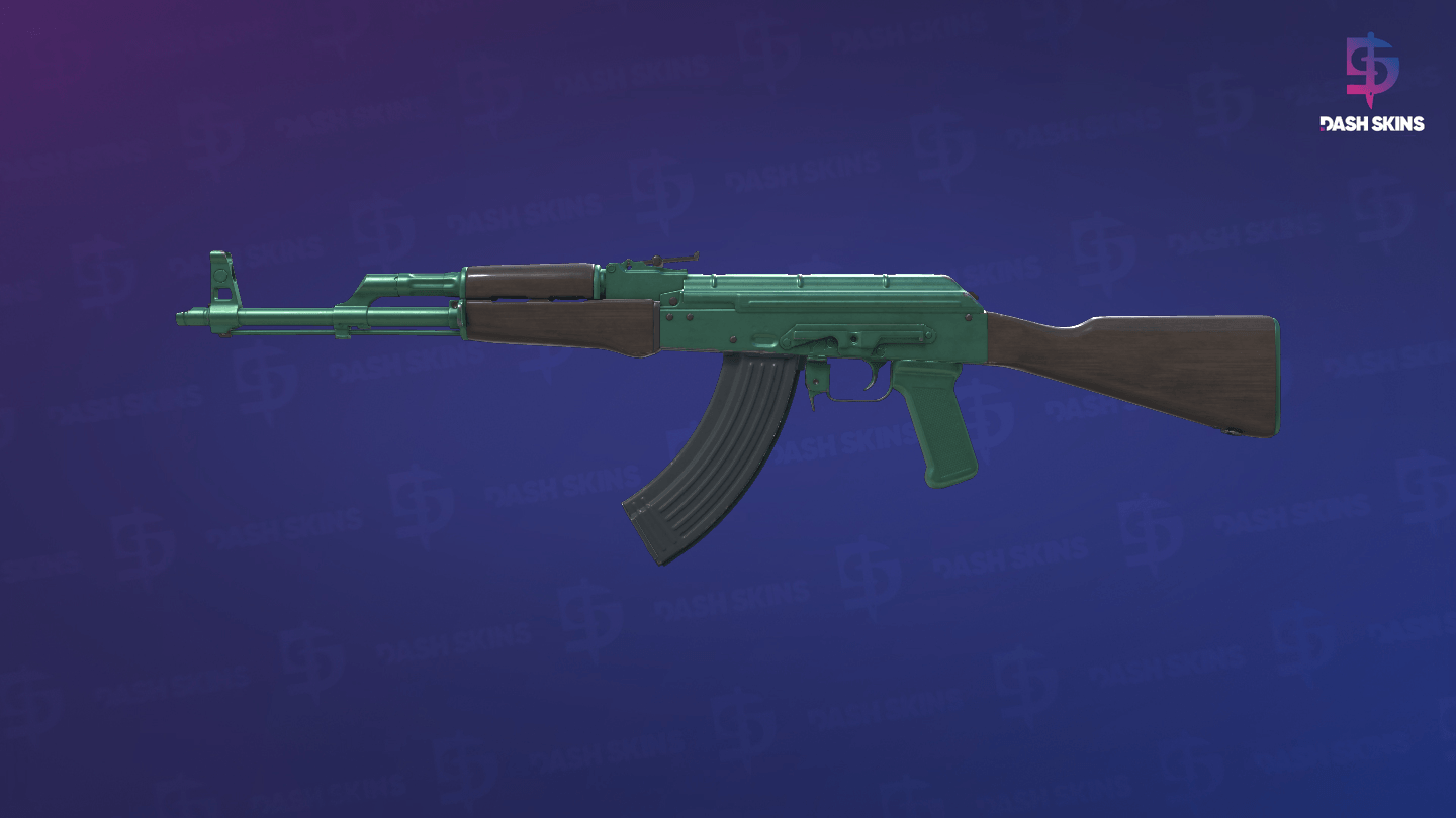 AK-47 | Wintergreen (Minimal Wear) Screenshot Playside