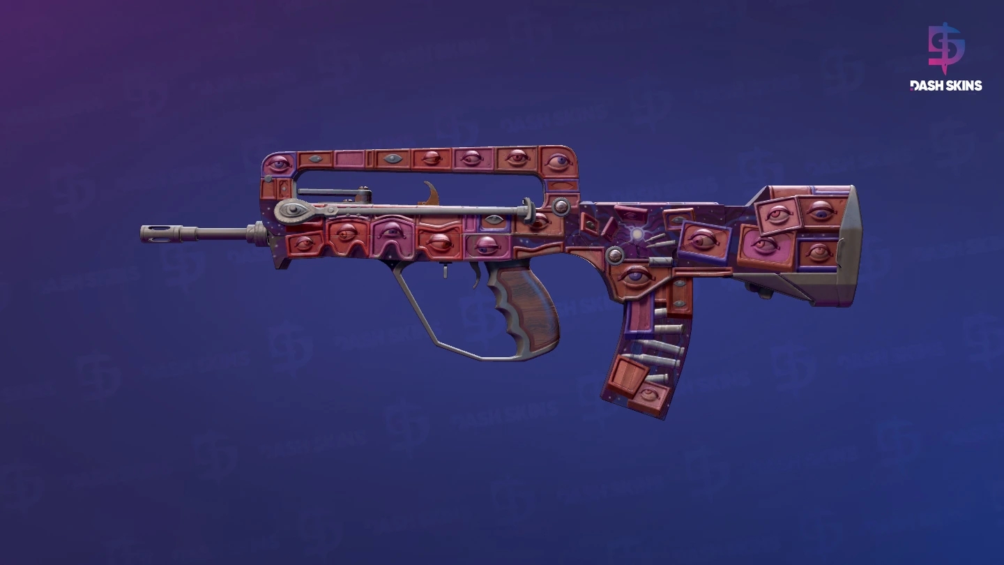 FAMAS | Rapid Eye Movement (Well-Worn) Screenshot Playside