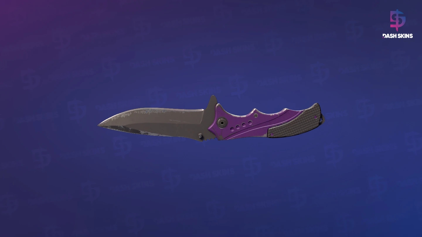 ★ Nomad Knife | Ultraviolet (Battle-Scarred) Screenshot Playside