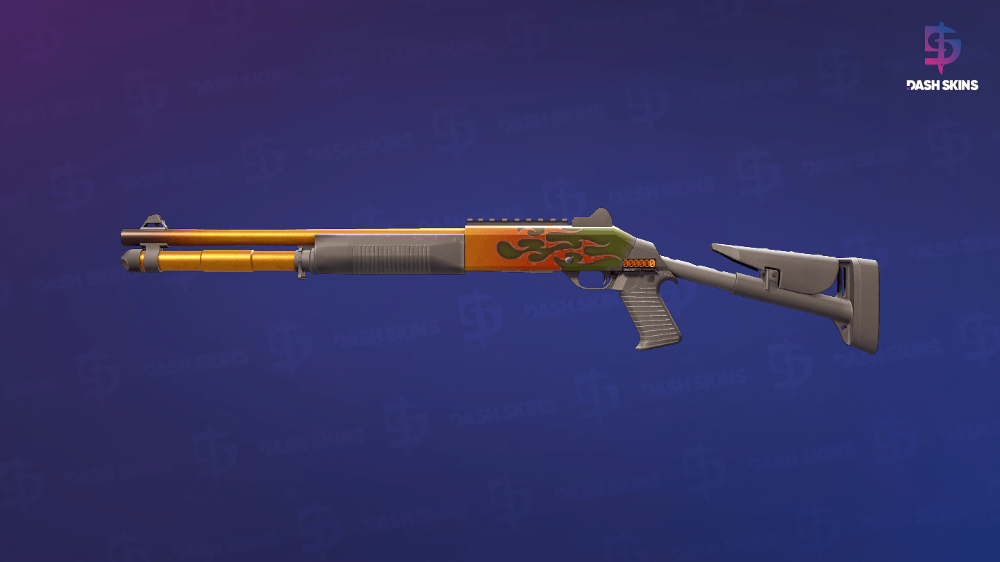 StatTrak™ XM1014 | Teclu Burner (Well-Worn) Screenshot Playside