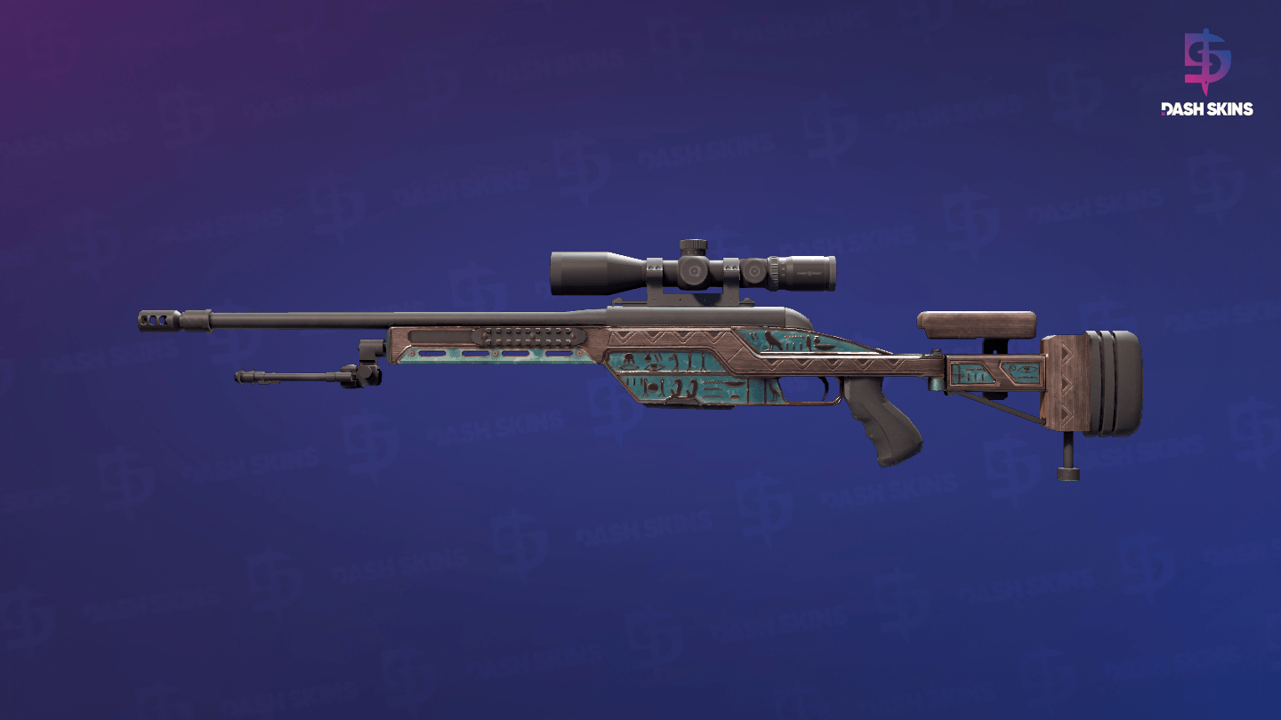 SSG 08 | Azure Glyph (Minimal Wear) Screenshot Playside