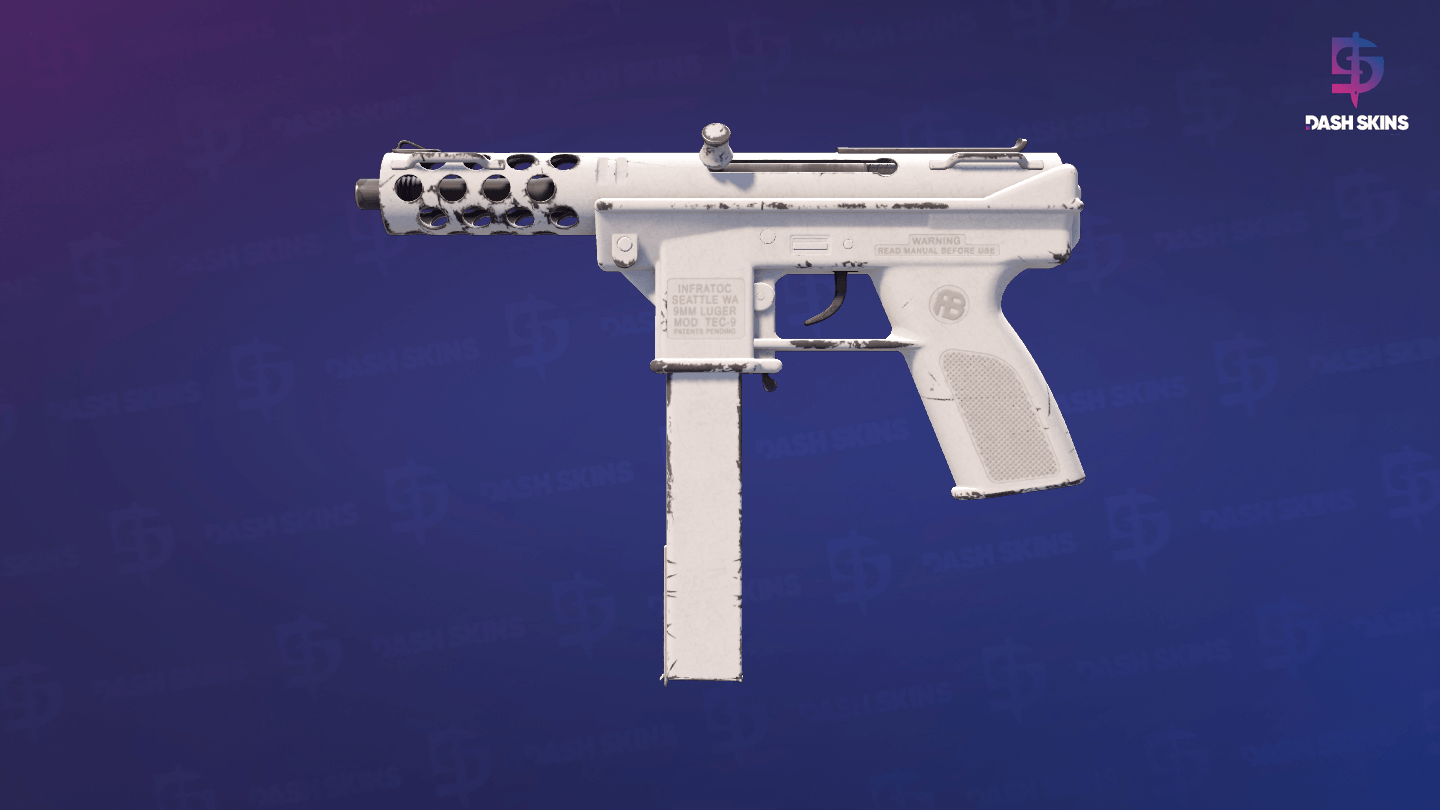 Tec-9 | Whiteout (Field-Tested) Screenshot Playside