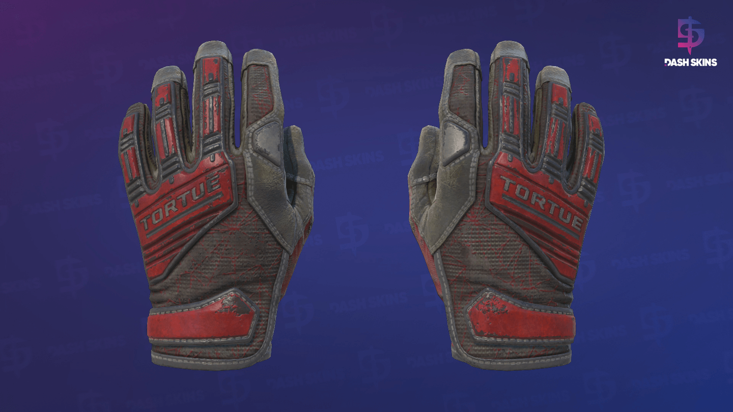 ★ Specialist Gloves | Crimson Web (Battle-Scarred) Screenshot Playside