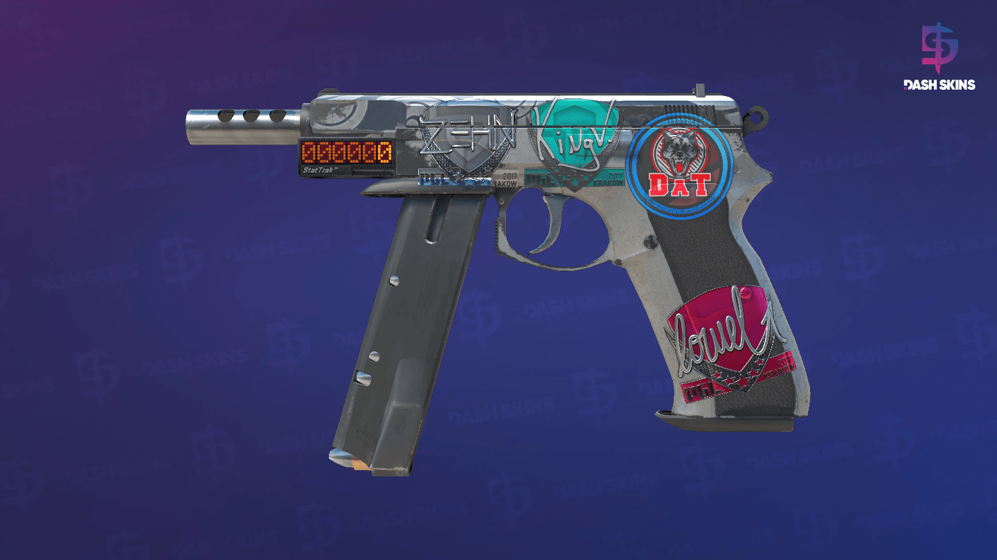 StatTrak™ CZ75-Auto | Twist (Well-Worn) Screenshot Playside