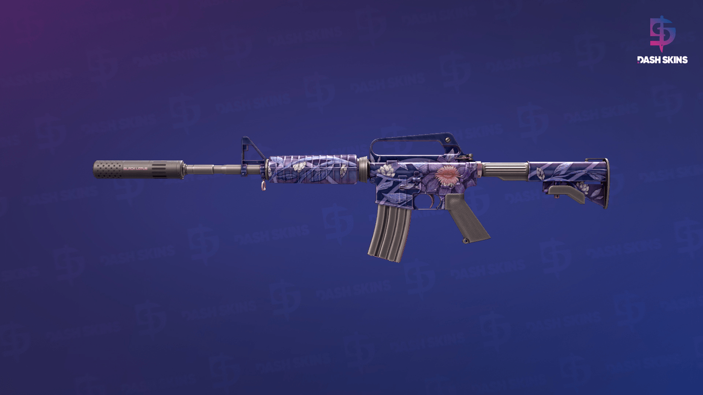 M4A1-S | Black Lotus (Minimal Wear) Screenshot Playside