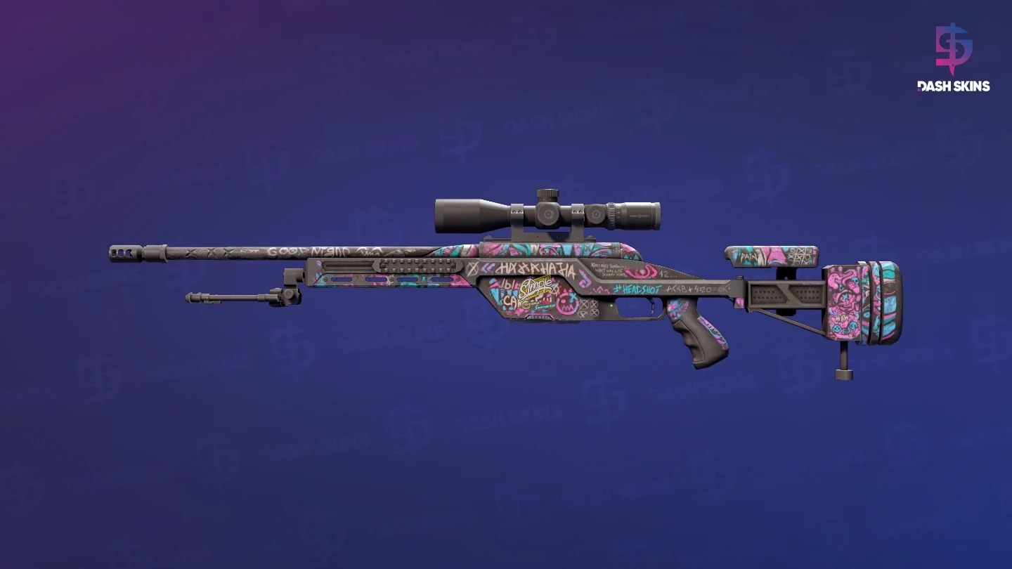 SSG 08 | Fever Dream (Well-Worn) Screenshot Playside