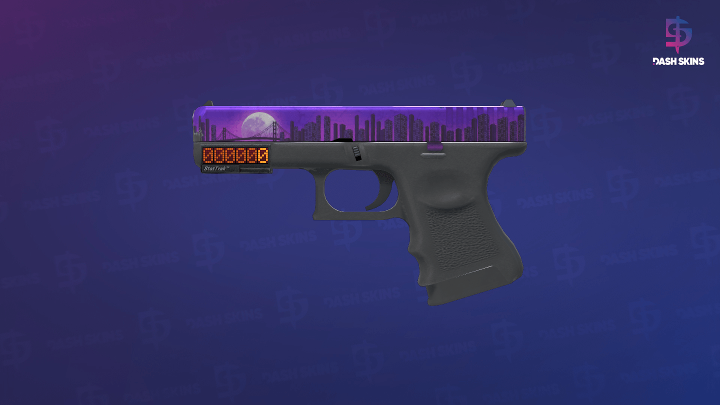 StatTrak™ Glock-18 | Moonrise (Field-Tested) Screenshot Playside