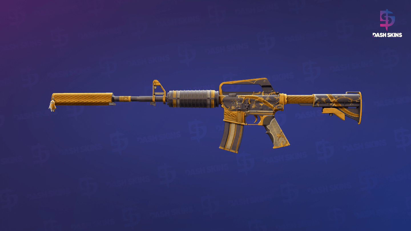 M4A1-S | Golden Coil (Well-Worn) Screenshot Playside