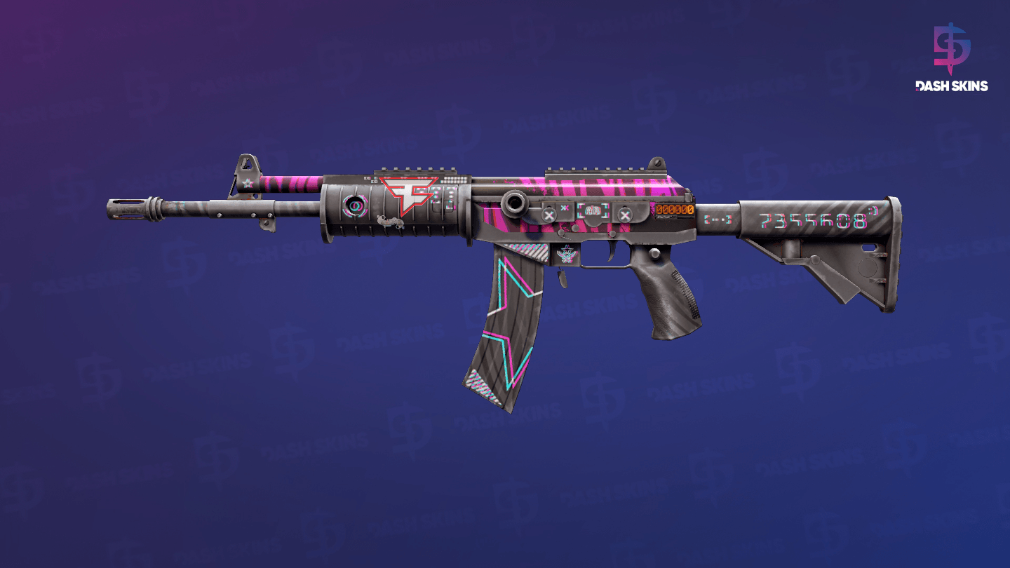 StatTrak™ Galil AR | Chromatic Aberration (Well-Worn) Screenshot Playside
