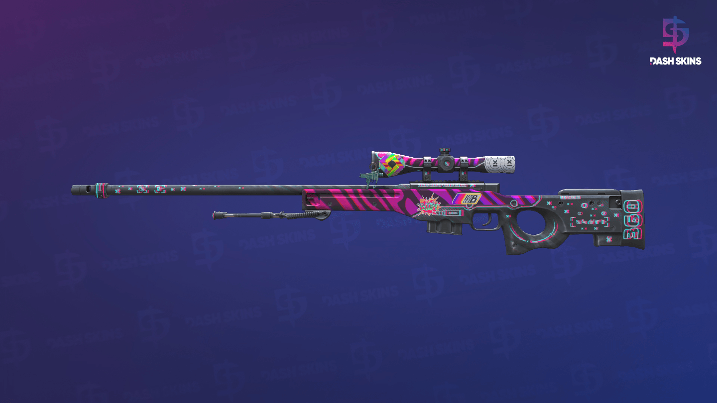 AWP | Chromatic Aberration (Minimal Wear) Screenshot Playside