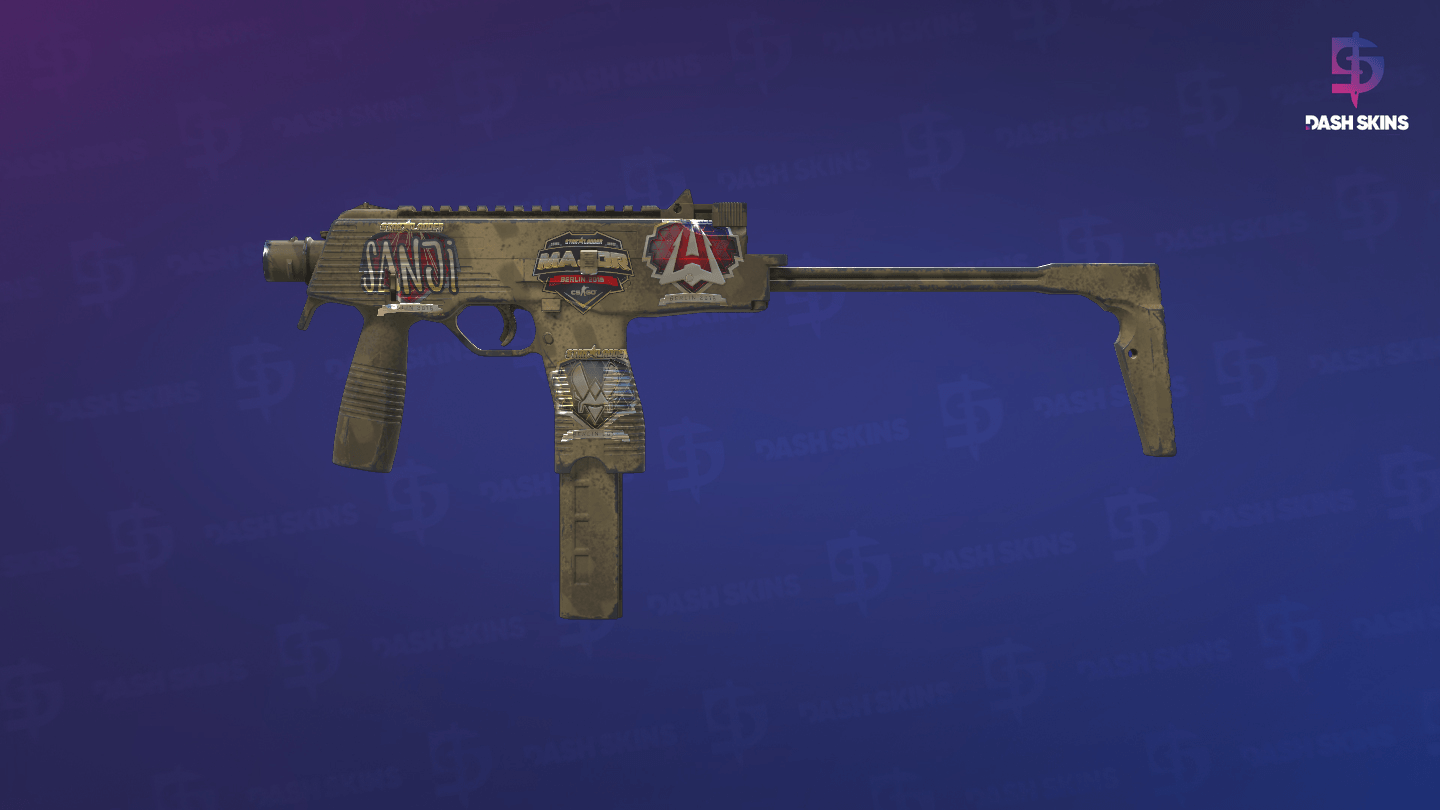 Souvenir MP9 | Sand Dashed (Minimal Wear) Screenshot Playside
