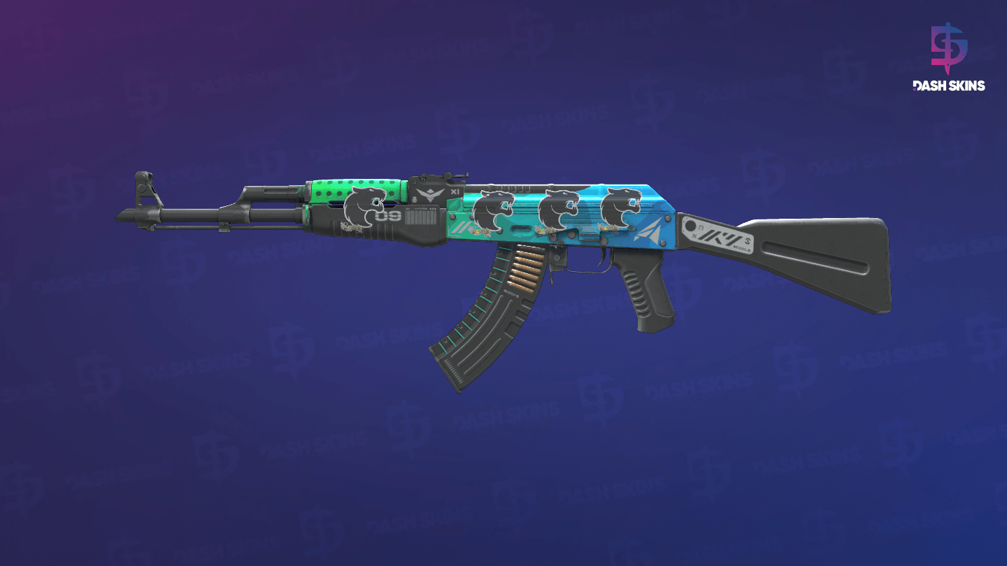 AK-47 | Ice Coaled (Field-Tested) Screenshot Playside
