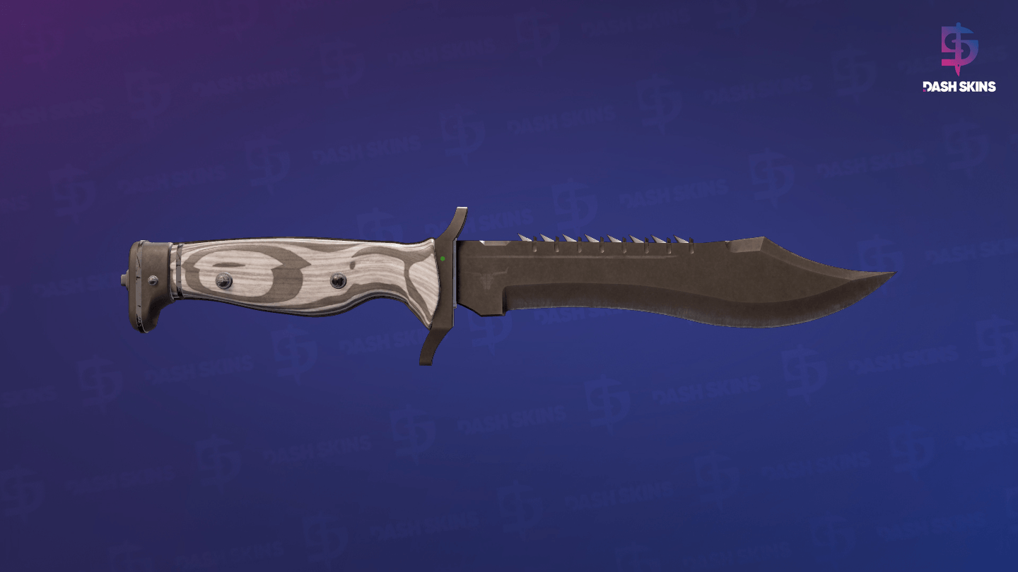 ★ Bowie Knife | Black Laminate (Well-Worn) Screenshot Playside