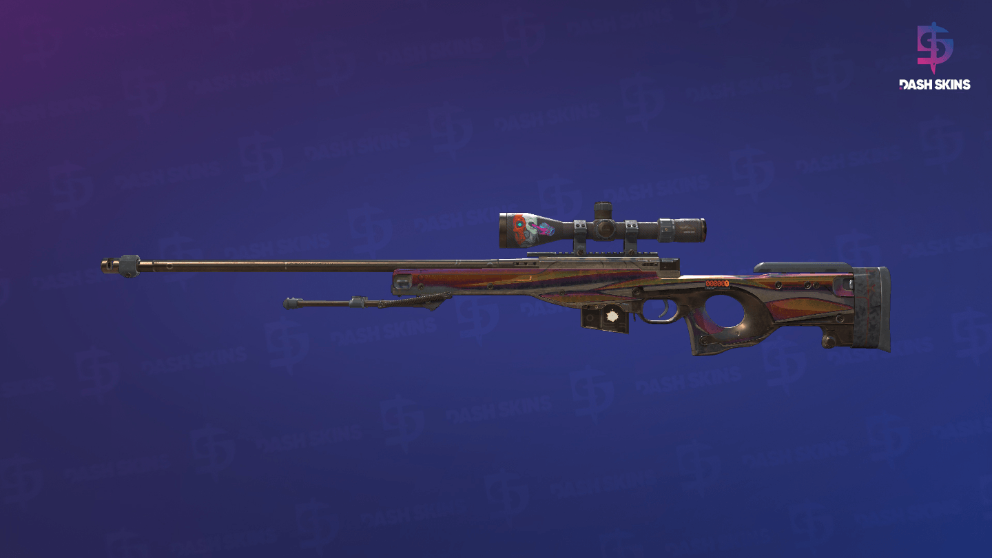 StatTrak™ AWP | Chrome Cannon (Battle-Scarred) Screenshot Playside