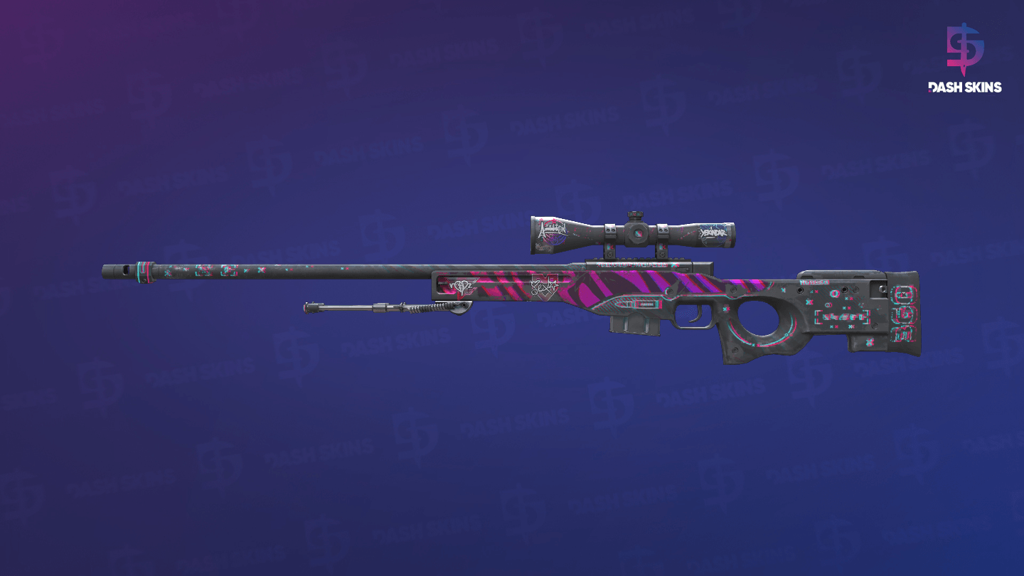 AWP | Chromatic Aberration (Battle-Scarred) Screenshot Playside