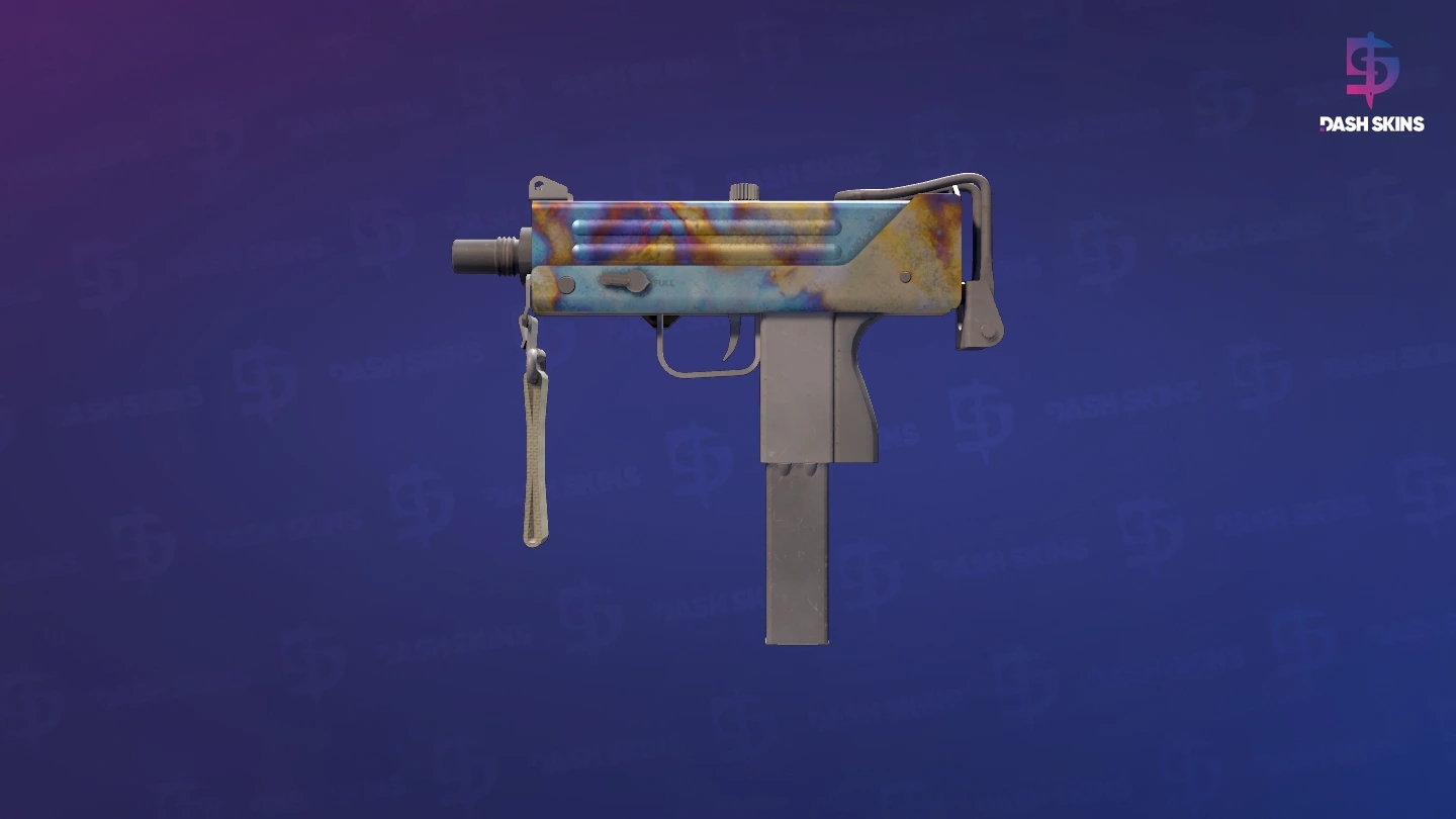 MAC-10 | Case Hardened (Well-Worn) Screenshot Playside