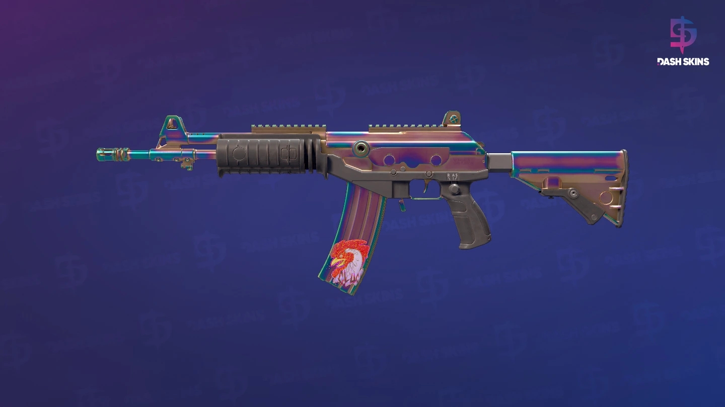 Galil AR | Rainbow Spoon (Minimal Wear) Screenshot Playside