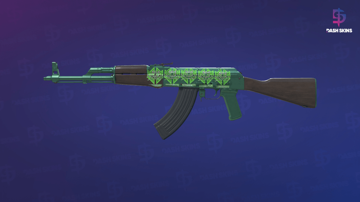 AK-47 | Wintergreen (Minimal Wear) Screenshot Playside
