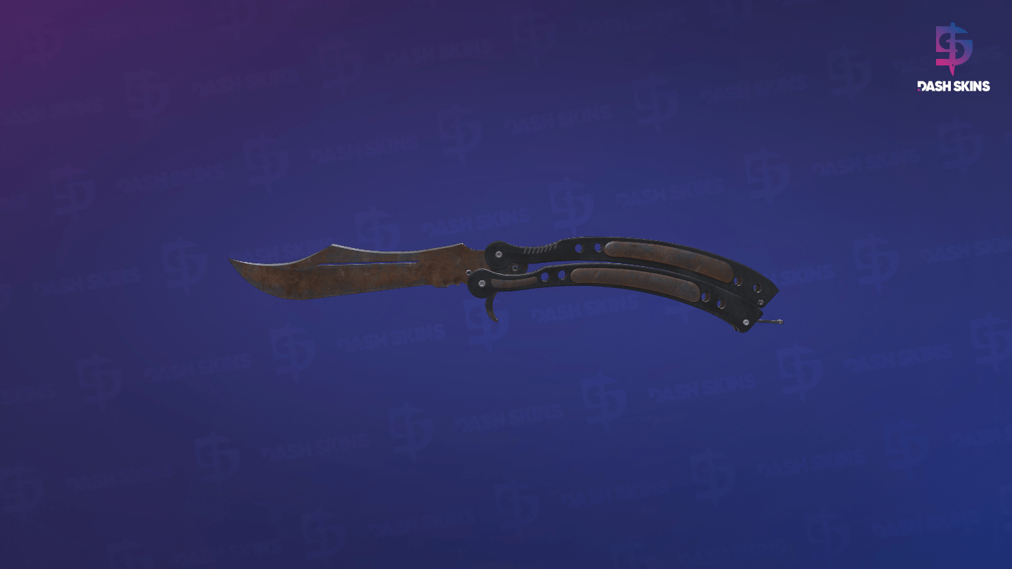 ★ Butterfly Knife | Rust Coat (Battle-Scarred) Screenshot Playside