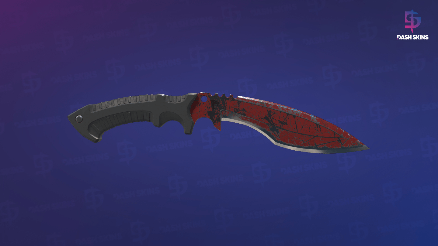 ★ Kukri Knife | Crimson Web (Battle-Scarred) Screenshot Playside