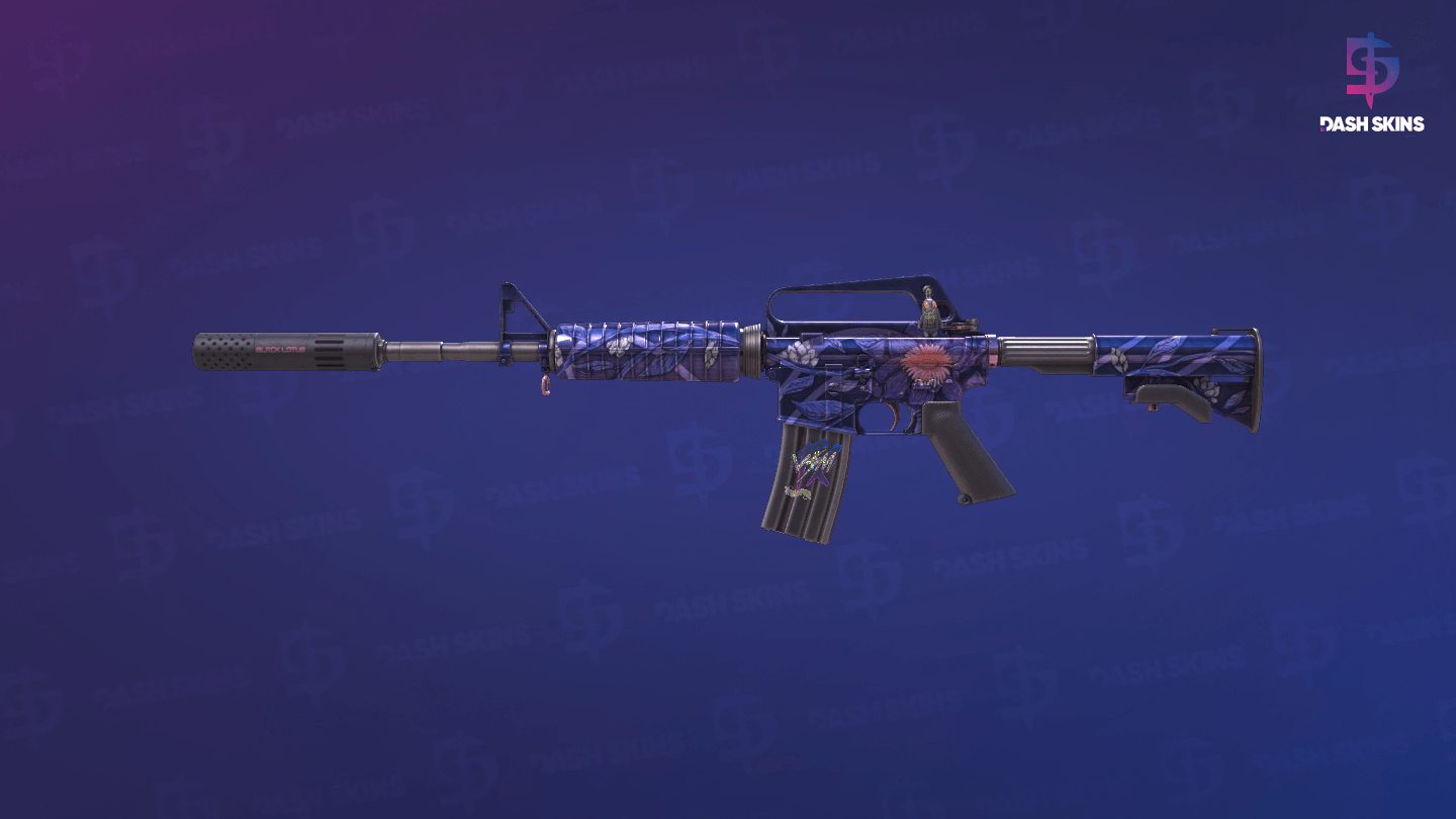 M4A1-S | Black Lotus (Well-Worn) Screenshot Playside