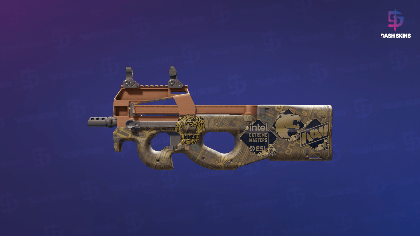 Souvenir P90 | Ancient Earth (Minimal Wear) Screenshot Playside