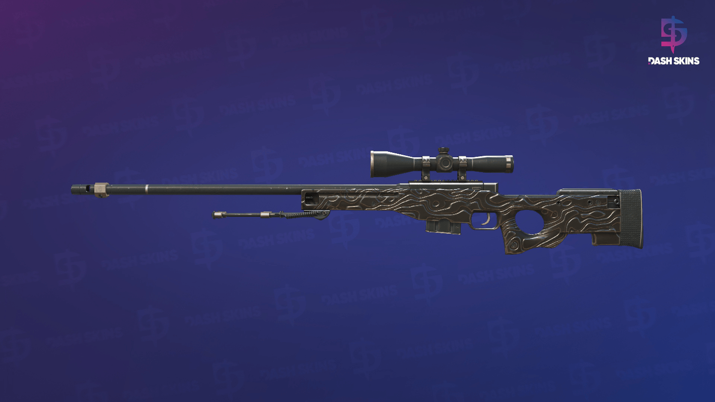 AWP | Black Nile (Well-Worn) Screenshot Playside