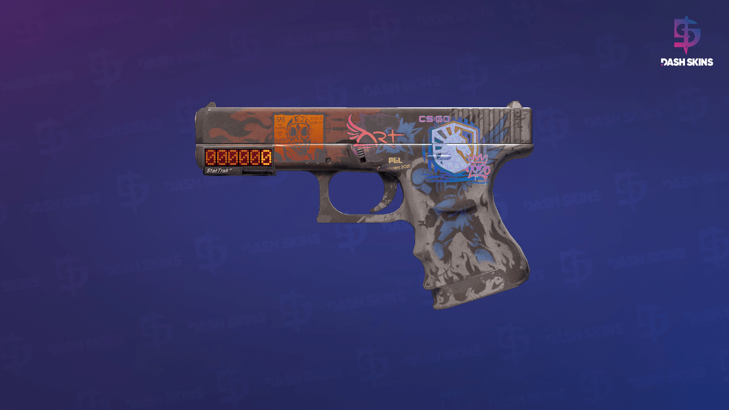 StatTrak™ Glock-18 | Sacrifice (Well-Worn) Screenshot Playside
