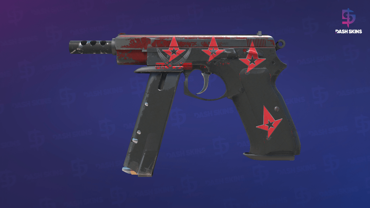 CZ75-Auto | Crimson Web (Battle-Scarred) Screenshot Playside