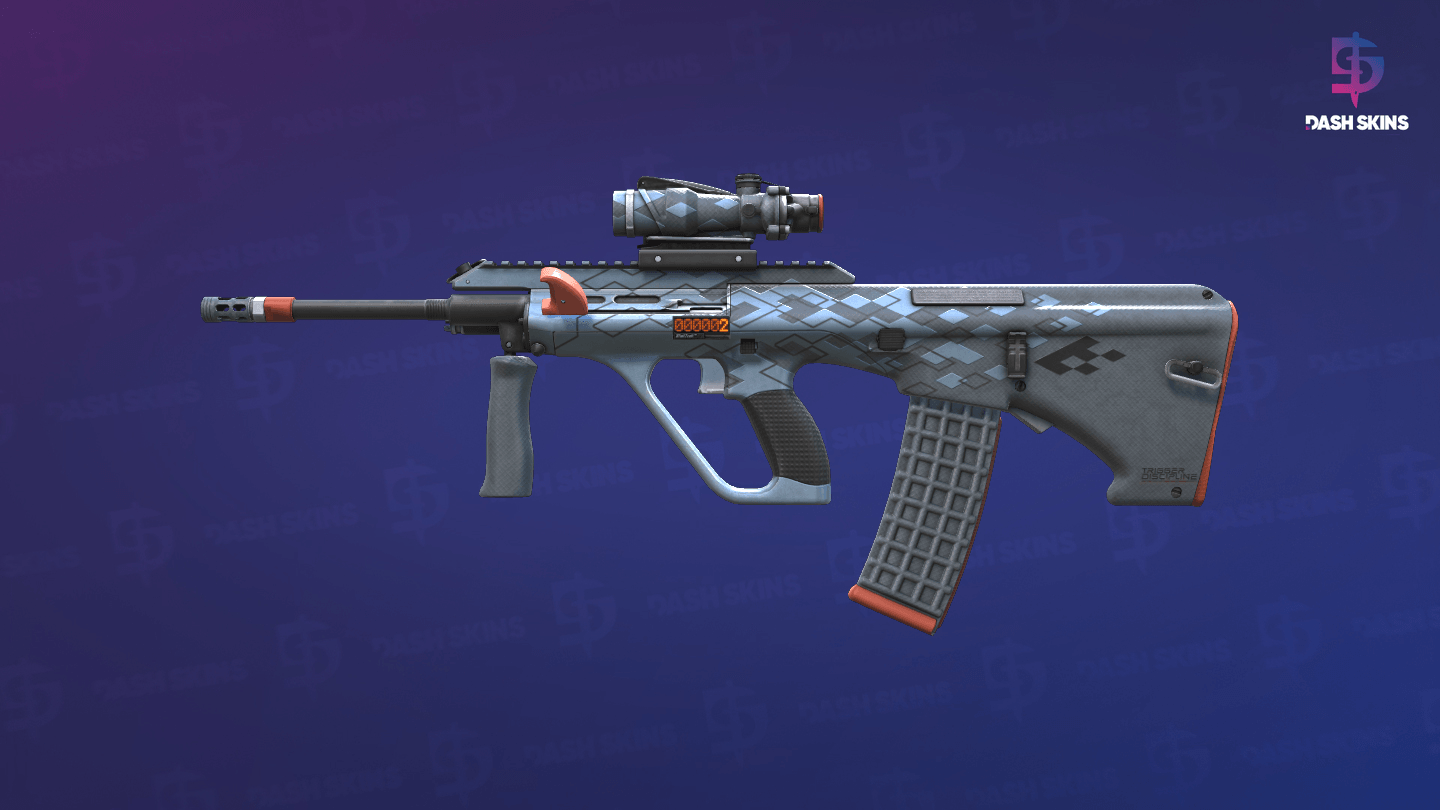 StatTrak™ AUG | Trigger Discipline (Minimal Wear) Screenshot Playside