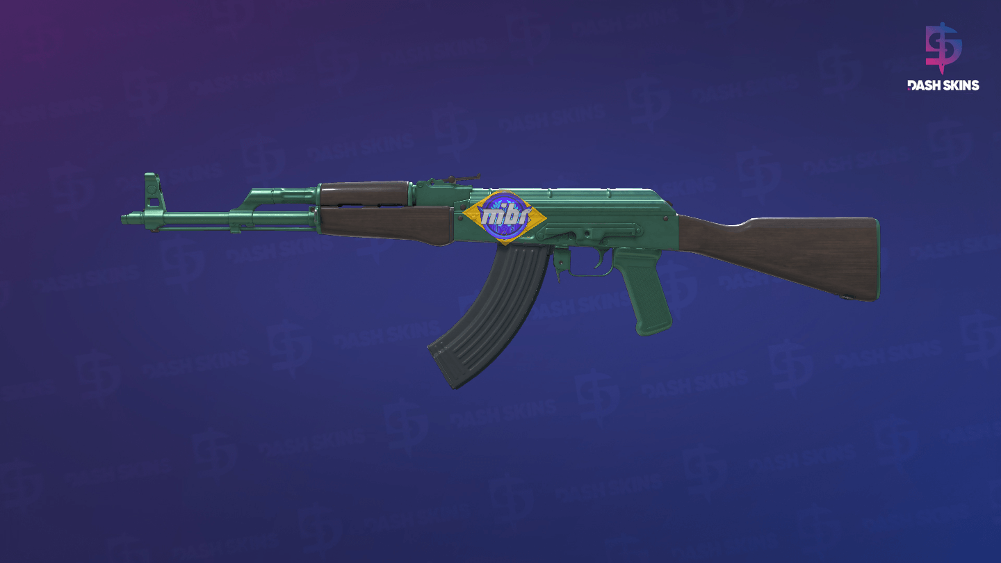 AK-47 | Wintergreen (Factory New) Screenshot Playside